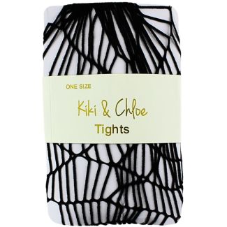kiki & Chloe Web & Spider Tights - Black