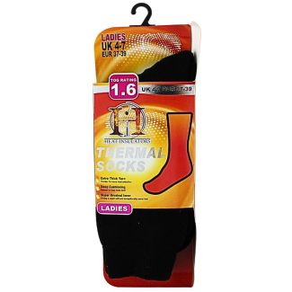 Wholesale Ladies Winter Thermal Socks  - (3 Pack) - Asst 
