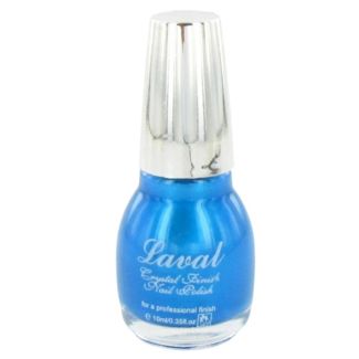 Wholesale Laval Crystal Finish Nail Polish - Sky Blue