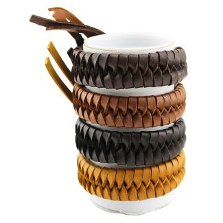 Wholesale Leather Bracelet - Assorted (6 Pieces)