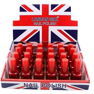 Wholesale London Girl Nail Polish Red Tray