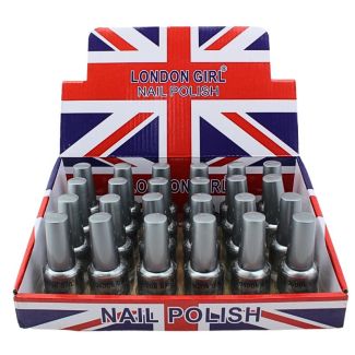 Wholesale London Girl Nail Polish Silver Tray 