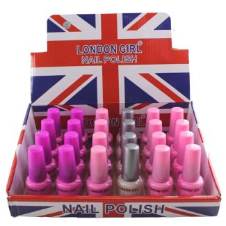 Wholesale London Girl Nail Polish (Tray 7) - Assorted Colours 