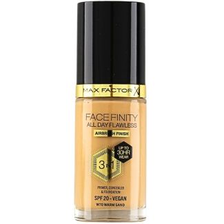 Wholesale Max Factor FaceFinity 3in1 All Day Flawless Foundation - W70 Warm Sand 