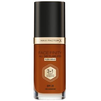Wholesale Max Factor Facefinity 3in1 Flexi-Hold Foundation - Ganache 105