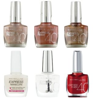 Wholesale Maybelline Express Finish Nail Polishes - Assorted  