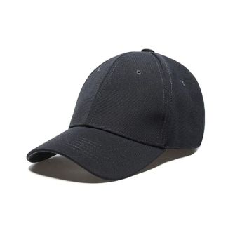 Wholesale Men's 6 Panel Dark Grey Stretch Fit Baseball Cap