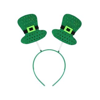 Wholesale Mini Irish Hats with Shamrocks Head Boppers