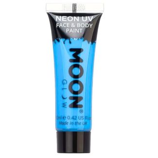 Wholesale Moon Glow Neon UV Face & Body Paint - Intense Blue 