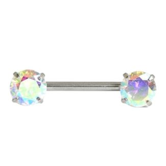 Wholesale Nipple Bar Abalone 14mm 