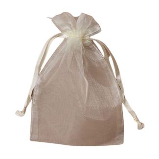 Wholesale Organza Bags - Ivory (22 x 15cm) 