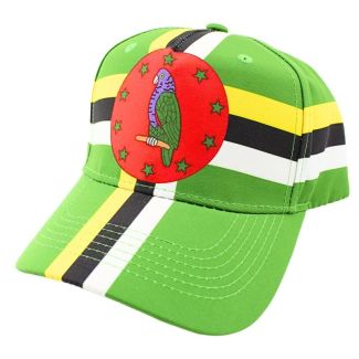 Wholesale Printed 6 Panel Baseball Cap - Dominica