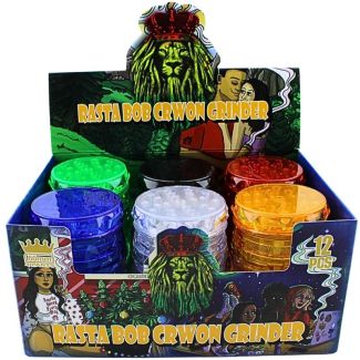 Wholesale Rasta Bob Crown 3-Part Plastic  Handmuller  - Assorted Colours