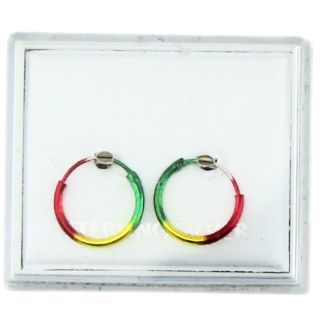 Wholesale Rasta Hoop Sleepers - 12mm