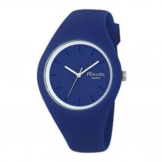Wholesale Ravel Unisex Comfort Fit Silicone Watch - Blue