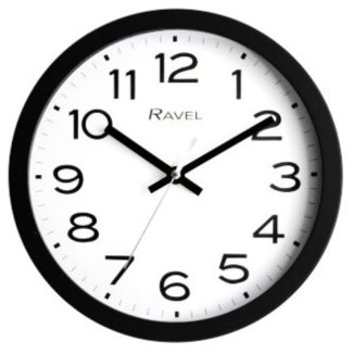 Wholesale Ravel Wall Clock 25cm - Black