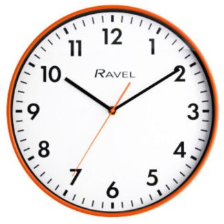 Wholesale Ravel Wall Clock 30cm - Orange