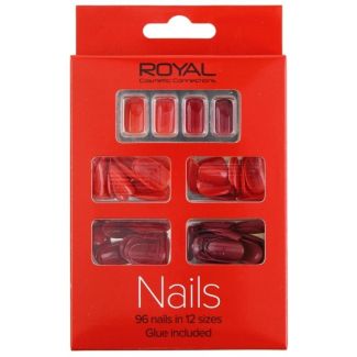 Wholesale Royal Cosmetic Connections Nails - Red 