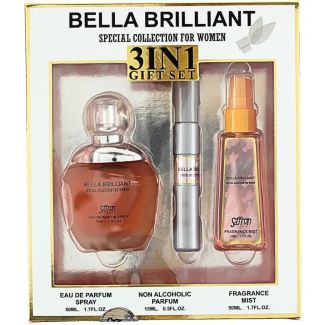 Wholesale Saffron 3in1 Gift Set for Women - Bella Brilliant