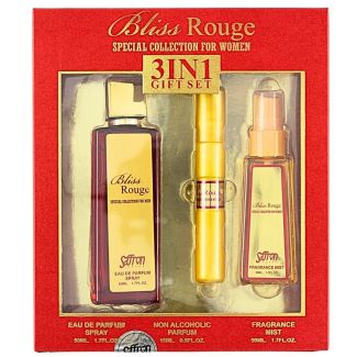 Wholesale Saffron 3in1 Gift Set for Women - Bliss Rouge
