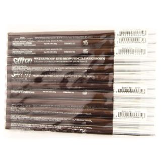 Wholesale Saffron Waterproof Eyebrow Pencil - Dark Brown 