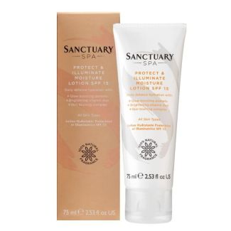 Wholesale Sanctuary Spa Protect & Illuminate Moisture Lotion SPF 15 (75ml)