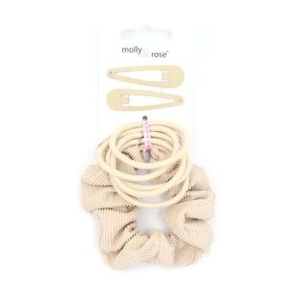 8pcs Scrunchie, Sleepies & Hair Elastics Set - Assorted