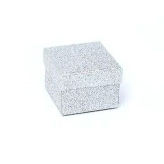 Wholesale Silver Holographic Ring Gift Box - 5x5x3.5cm