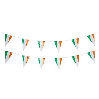 St Patricks Day Triangle Bunting - 10M