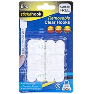 Wholesale Stickahook Self Adhesive Removable Clear Hooks