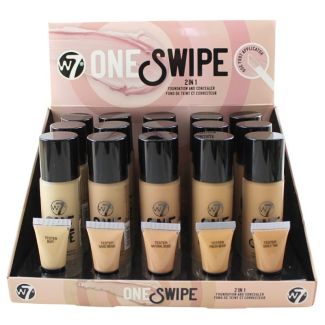 Wholesale W7 One Swipe 2-In-1 Foundation & Concealer 