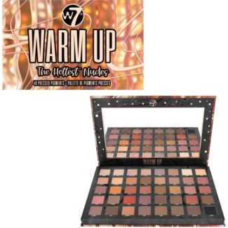 Wholesale W7 Warm Up The Hottest Nudes Pressed Pigment Palette