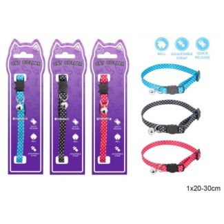Wholesale World Of Pets Polka Dot Cat Collar With Bell