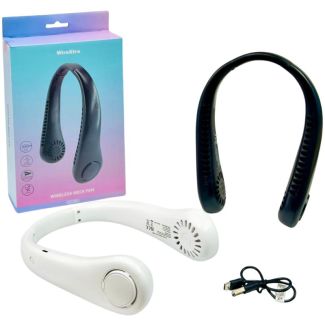 WireXtra Rechargeable Wireless Neck Fan - Assorted 