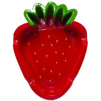 Wise Skies Strawberry Ashtray- Red/Green (12x9cm)