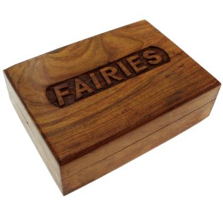 Wholesale Wooden Box with 'Fairies' Carving