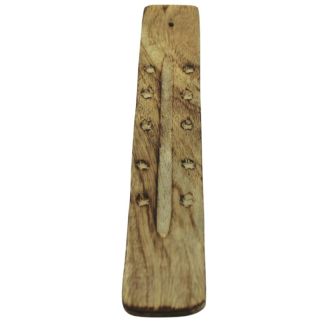 Wooden Incense Holder with Star Design - 26cm