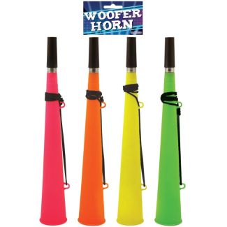  Neon Woofer Horns with Black String