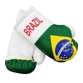 Mini Boxing Gloves - Brazil