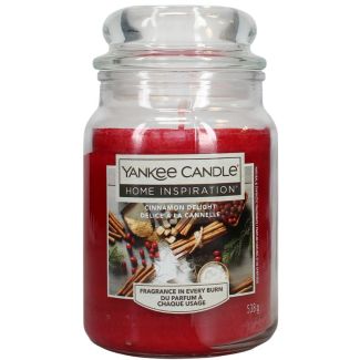Yankee Scented Jar Candle - Cinnamon Delight (538g)