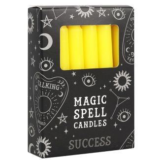 Yellow Magic Spell Candles - Success(Pack of 12)
