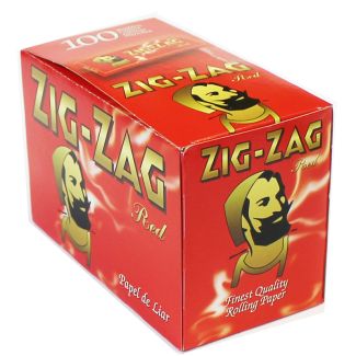 Zig-Zag Red Regular Rolling Papers