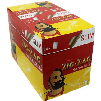 Zig-Zag Resealable Slim Filter Tips