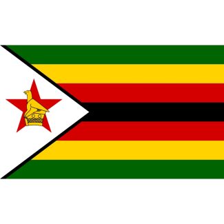 Zimbabwe's Flag - 5ft x 3ft