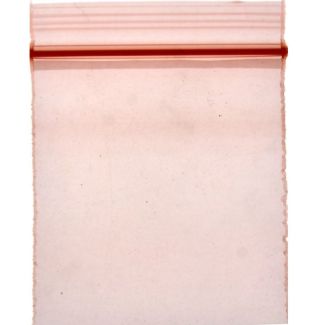 Zipper Grip Seal Bags - Orange - 50 x 50mm