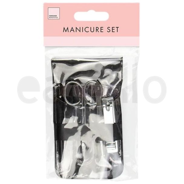 5pcs Manicure Set with Nail Clippers & Scissors