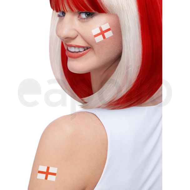 6pcs England Flag Tattoo Sticker (2.5x4cm)