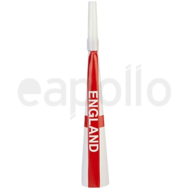 6pcs St. George Paper Party Horns 10"