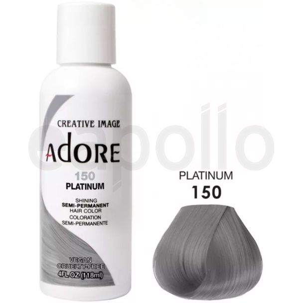 Adore Semi-Permanent Hair Dye 118ml - Platinum (150)