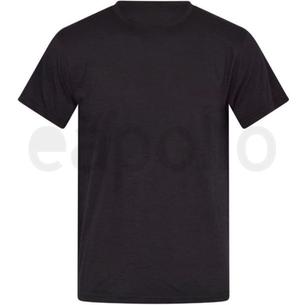 Adult Men's Plain Black T-Shirt - XXL